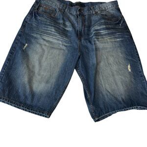 Rocawear Men’s Baggy Jean Shorts‎ – Size 42 – Classic Y2K Streetwear Vibes jorts